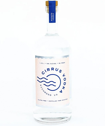 Cirrus Vodka is one of the best new vodkas to earn a spot on back bars, according to bartenders. 