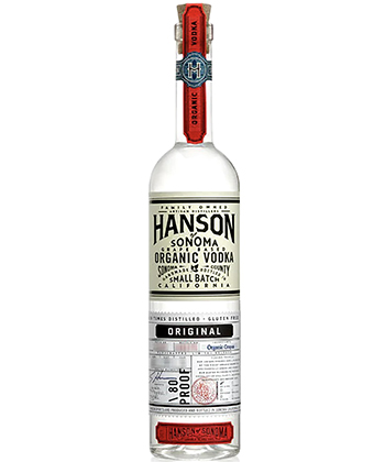 Hanson Organic Vodka is one of the best new vodkas to earn a spot on back bars, according to bartenders. 