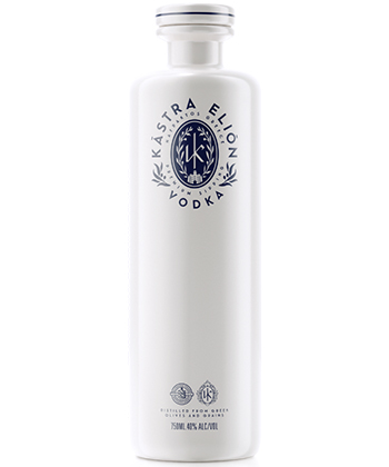 Kástra Elión is one of the best new vodkas to earn a spot on back bars, according to bartenders. 