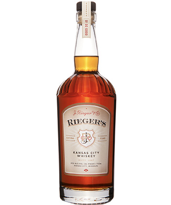 J. Rieger Kansas City Whiskey is one of the most underrated whiskeys, according to bartenders. 