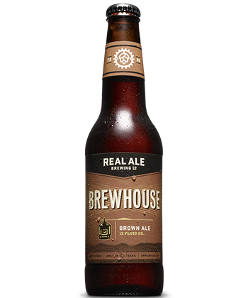 Real Ale Brewhouse Brown is one of the best brown ales, according to brewers. 
