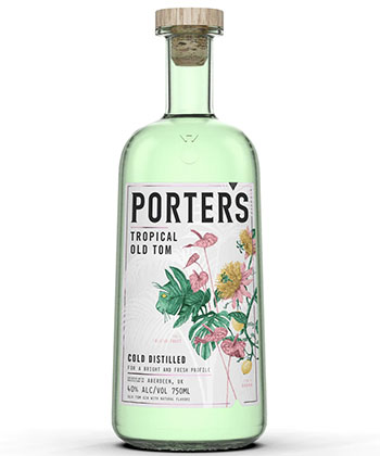 Porters Old Tom Tropical Gin is one of the best new gins to earn a place on back bars, according to bartenders. 