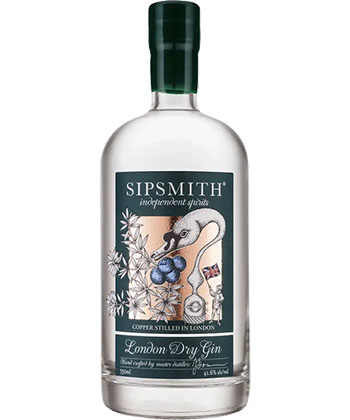 Sipsmith London Dry is one of the best new gins to earn a place on back bars, according to bartenders. 