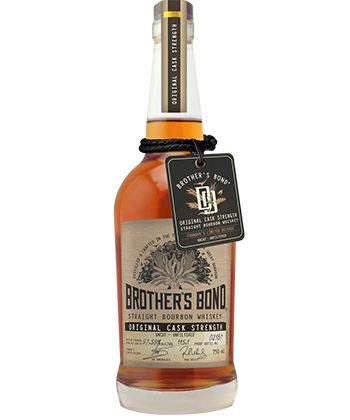 Brother's Bond Cask Strength is one of the best new bourbons for 2024, according to bartenders. 