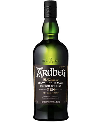 Ardbeg 10 Year is a go-to Scotch, according to bartenders. 