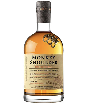 Monkey Shoulder is a go-to Scotch, according to bartenders. 