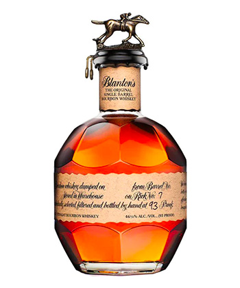 Blanton's is one of the most overrated whiskeys, according to bartenders. 