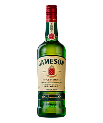 Jameson is one of the most overrated whiskeys, according to bartenders. 