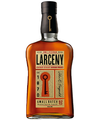 Larceny Bourbon Small Batch is one of the most underrated whiskies, according to bartenders. 