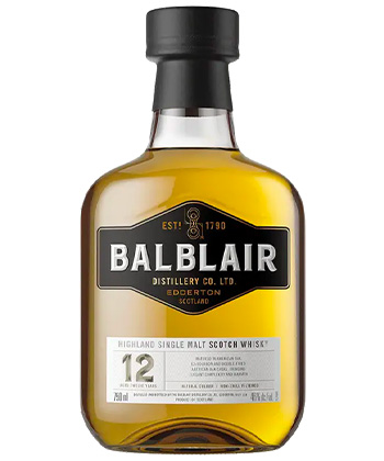 Balblair 12 is one of the best bang for your buck Scotches, according to bartenders. 