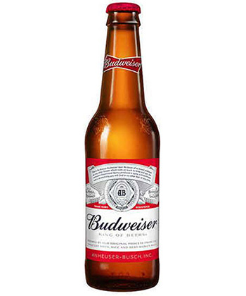 Budweiser is a go-to macro beer for bartenders. 