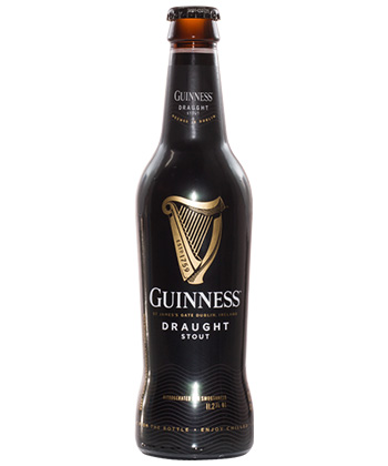 Guinness is a go-to macro beer for bartenders. 