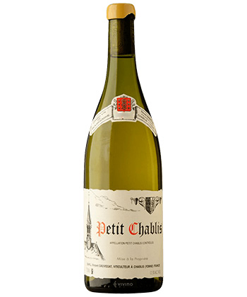 Domaine Vincent Dauvissat Petit Chablis is one of the best bang-for-your-buck Burgundies, according to sommeliers. 