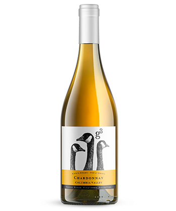 Goose Ridge 2021 g3 Chardonnay, Goose Gap AVA, Columbia Valley, Washington is one the best bang for your buck Chardonnays, according to sommeliers. 