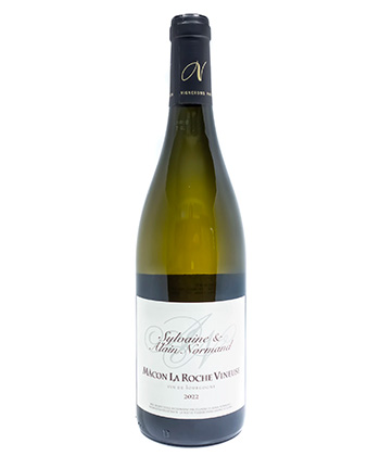 Sylvaine et Alain Normand Mâcon la Roche Vineuse AOC is one the best bang for your buck Chardonnays, according to sommeliers. 