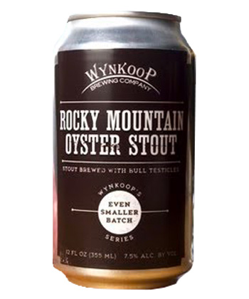 Wynkoop Brewing Company Rocky Mountain Oyster Stout had Bull Testicles in it, one of the weirdest beer ingredients. 