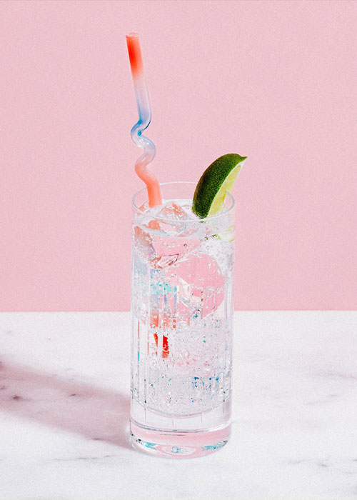 The Vodka Soda is one of the best sparkling water cocktails. 