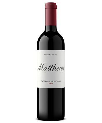 Matthews Columbia Valley Cabernet Sauvignon 2021 is one of the best Cabernet Sauvignons for 2024. 