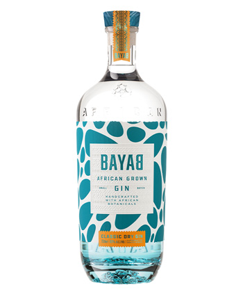 Bayab African Gin Classic Dry is one of the best gins for 2024. 