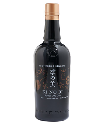 Kyoto Distillery 'Ki No Bi' Kyoto Dry Gin is one of the best gins for 2024. 