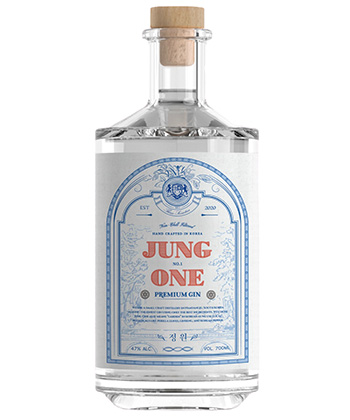 Three Societies Korean Single Malt Gin 'Jung One' is one of the best gins for 2024. 