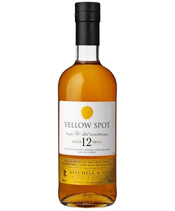 Yellow Spot Single Pot Still Irish Whiskey is one of the best Irish whiskeys for 2024. 