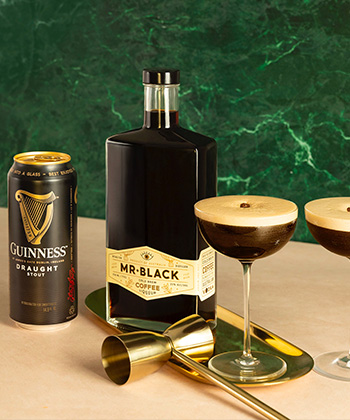 The Guinness Espresso Martini is one of the best Guinness cocktails. 