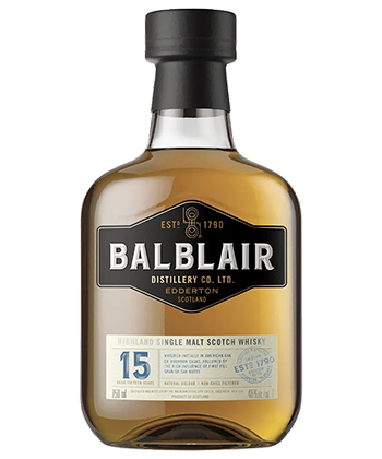 Balblair 15 is one of the best new Scotches for 2024, according to bartenders. 