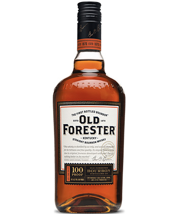 Old Forester 100 Signature is one of the best whiskeys for beginners, according to bartenders. 