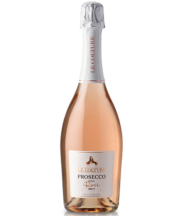 Le Colture Prosecco di Treviso Millesimato Rosé Brut is one of the world's most popular Proseccos. 