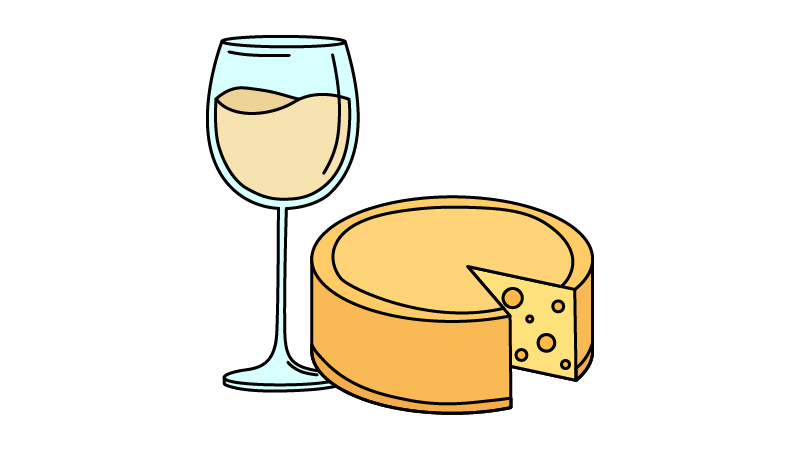 Pair Emmentaler cheese with Chablis. 