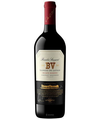 Beaulieu Vineyard BV Georges de Latour Private Reserve Cabernet Sauvignon is one of the world's most popular Cabernet Sauvignons according to Wine-Searcher. 