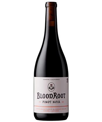 BloodRoot Coastal California Pinot Noir 2022 is one of the best Pinot Noirs for 2024. 