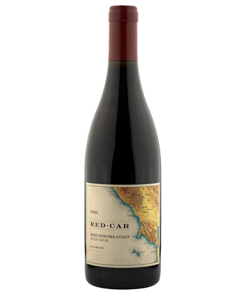 Red Car West Sonoma Coast Pinot Noir 2021 is one of the best Pinot Noirs for 2024. 