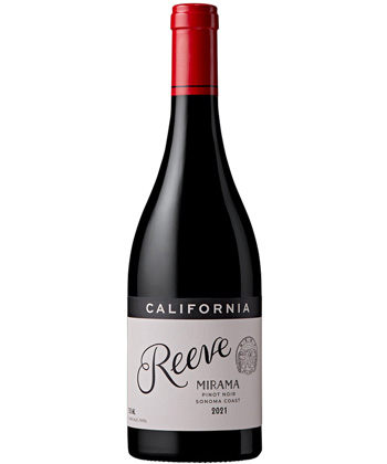 Reeve Wines ‘Mirama’ Pinot Noir 2022 is one of the best Pinot Noirs for 2024. 