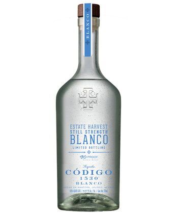 Código 1530 Blanco Still Strength Estate Harvest Tequila is one of the best tequilas for 2024. 