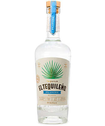 El Tequileño Platinum is one of the best tequilas for 2024. 