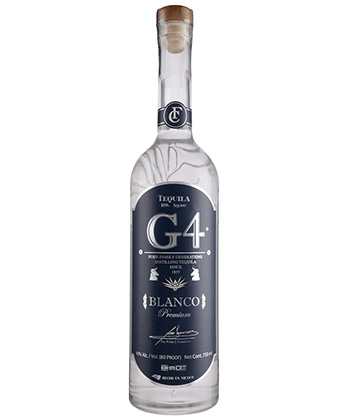 G4 Tequila Blanco is one of the best tequilas for 2024. 