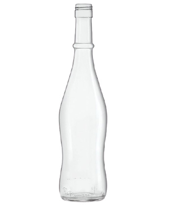 Provence bottles are tall, hourglass-shaped bottles with a short neck