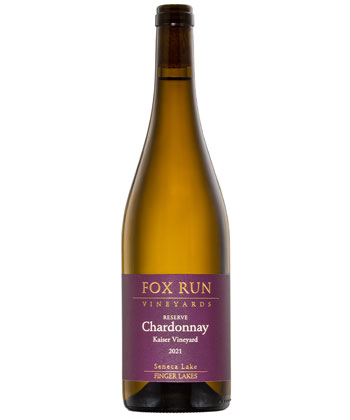 Fox Run Vineyards Kaiser Vineyard Reserve Chardonnay 2021 is one of the best Chardonnays for 2024. 