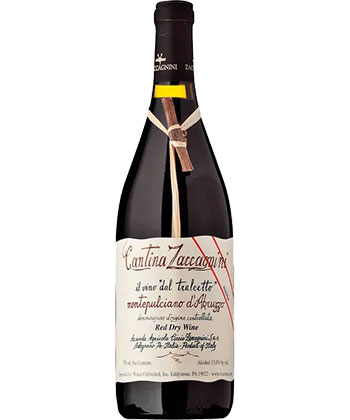 Cantina Zaccagnini Montepulciano d’Abruzzo is one of the best supermarket red wines under $20. 