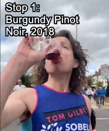 Watch: Runner Blind Tastes 25 Wines During London Marathon