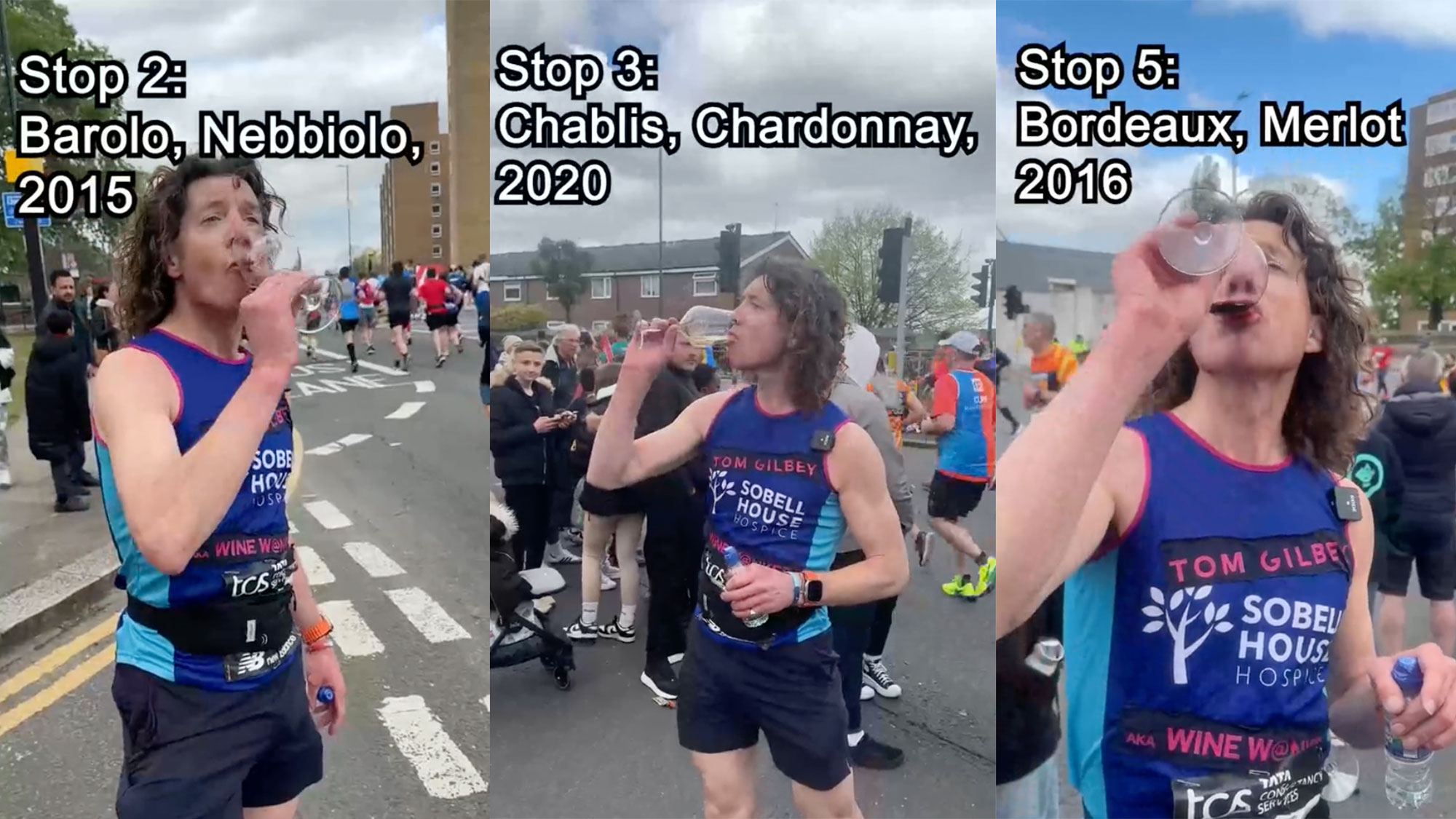 Watch: Runner Blind Tastes 25 Wines During London Marathon