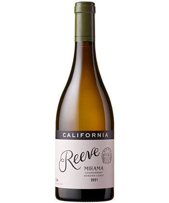Reeve Wines ‘Mirama’ Chardonnay 2022 is one of the best Chardonnays for 2024. 