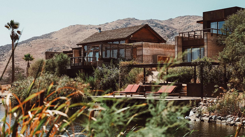 Bruma in Valle de Guadalupe, Mexico is one of the best winery hotels to stay at in 2024. 