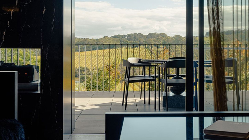 Jackalope on the Mornington Peninsula in Australia is one of the best winery hotels to book in 2024. 