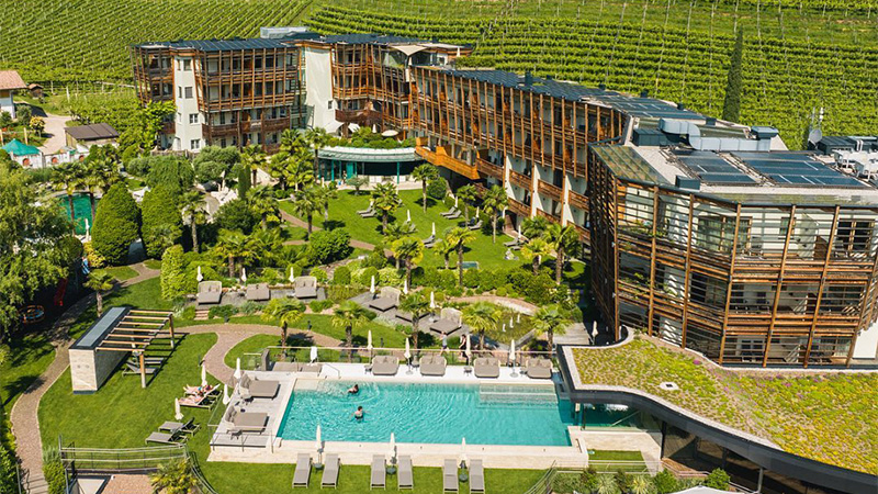 Seeleiten Lake Spa Hotel in Alto-Adige, Italy is one of the best winery hotels to book in 2024. 