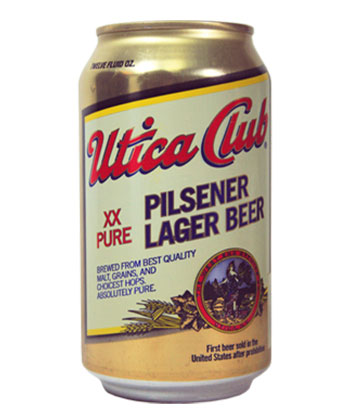 Utica Club is one of the best cheap beers, according to bartenders. 