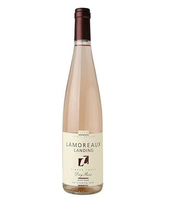 Lamoreaux Landing Rosé of Cabernet Franc 2023 is one of the best rosé wines for 2024. 