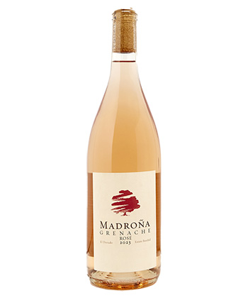Madroña Vineyards Grenache Rosé 2023 is one of the best rosé wines for 2024. 